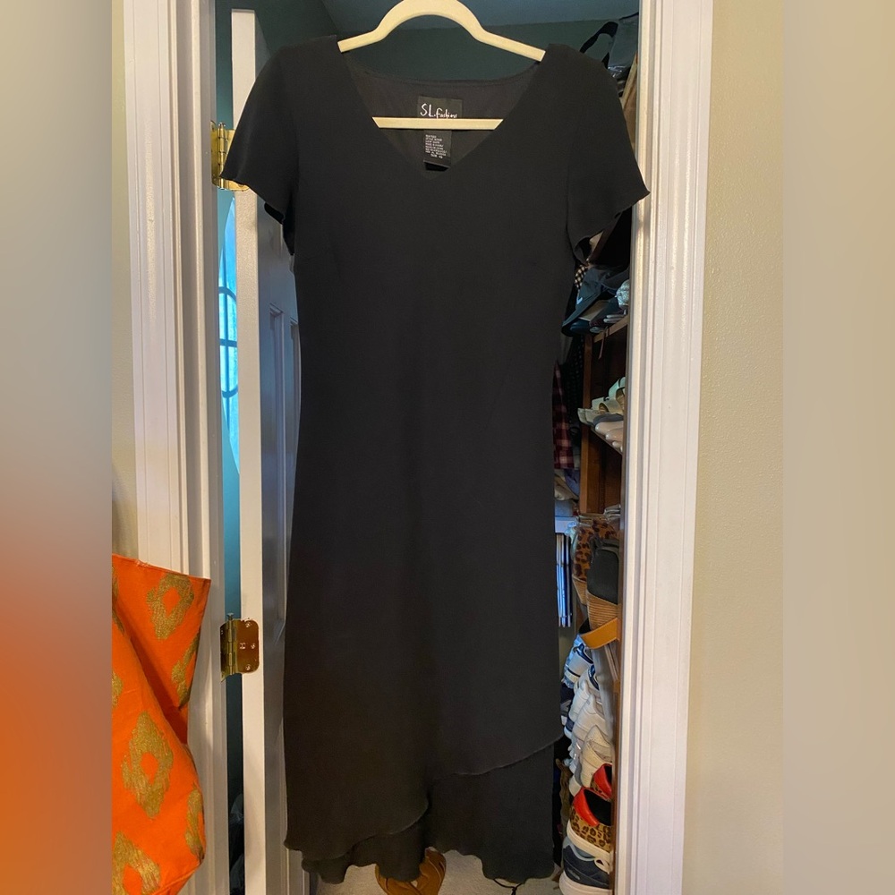 SL Fashions Black Dress